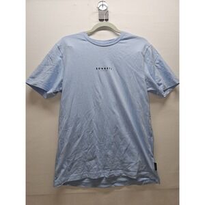 Sonneti London Light Blue Graphic T-Shirt Men's Size M Minimalist Logo